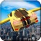 Futuristic Flying Car Drive 3D - Extreme Car Driving Simulator with Muscle Car & Airplane Flight Pilot FREE