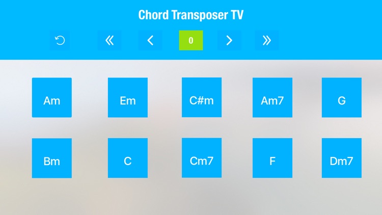 Chord Transposer TV