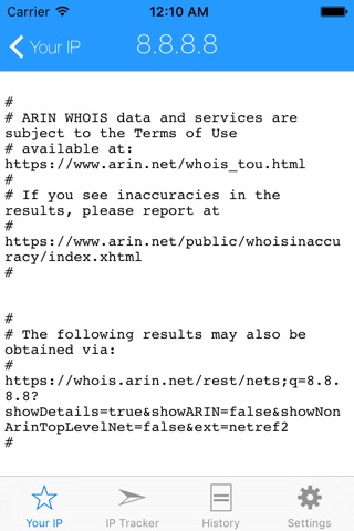 IP Locator - Tracker to Track, Locate & Find Location and WHOIS of IP Address, Servers & More screenshot 3
