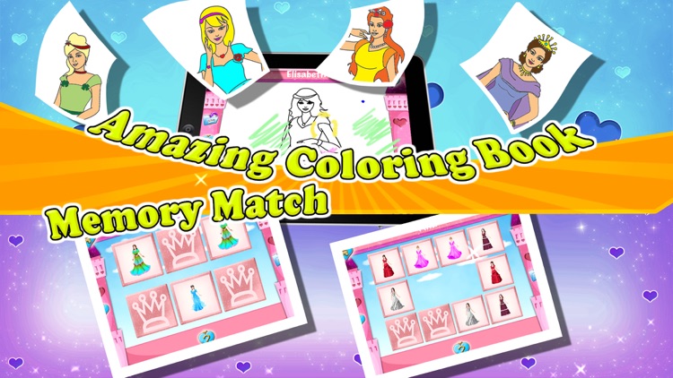 Princess Coloring Book - Draw, Paint & Color Games