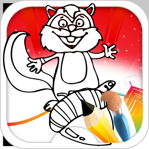 Funny Animals Coloring Pages iOS App