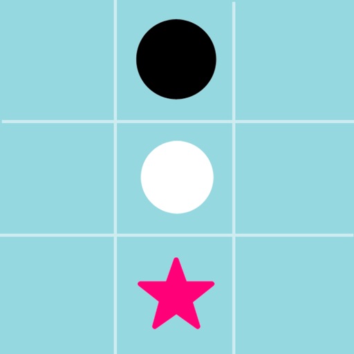 Super Swipe - collect stars, move white ball, dodge black balls Icon