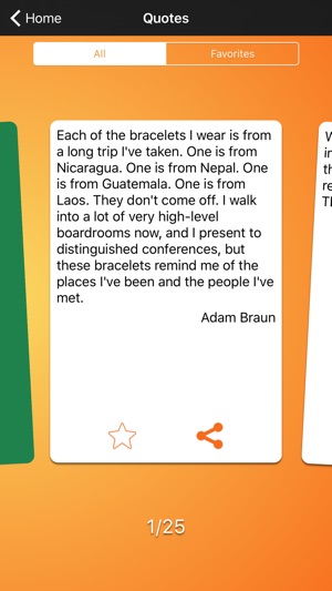 Daily Quotes - Adam Braun Version