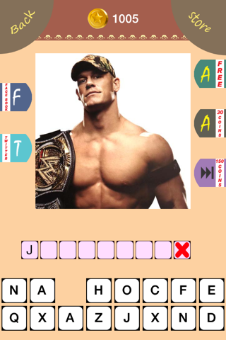 Wrestling Mania : Guess The Wrestler Celebrities Word Quiz Edition screenshot 3