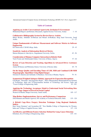 International Journal of Computer Science & Information Technology ( IJCSIT ) screenshot 4