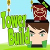 Building Tower Blocks Stack Straight Game For Kids Ben Alien Edition