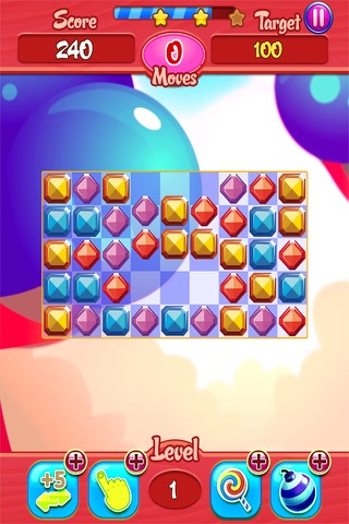 Diamond Ruby Match 3 : Fancy, Jewel, Rock, Stone, Gem screenshot 2