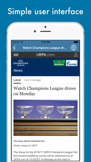 Football News - Champions League, Europa League & Super Cup (圖5)-速報App