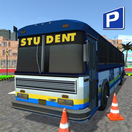 Bus Driving School 2016 - Realistic Parking & Test Drive Simulator FREE Icon