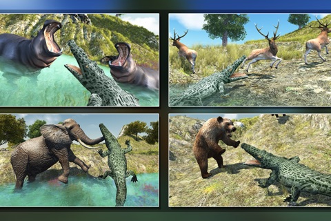 Wild Crocodile Attack Sim screenshot 2