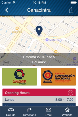 Canacintra Puebla screenshot 2