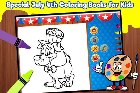 Independence Day Coloring Books - 4th Of July Special Edition screenshot 2