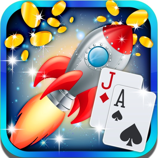 Spaceship Blackjack: Better chances to win if you enjoy card games and time travel iOS App