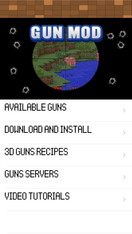 GUNS MOD - Guide to Gun Mods for Minecraft Game PC Edition