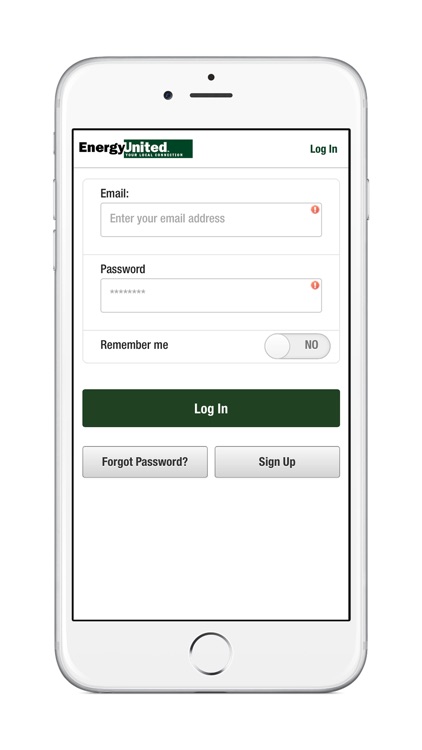 EnergyUnited Account App