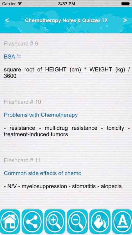Chemotherapy Exam Review : 2100 Terms & Quizzes