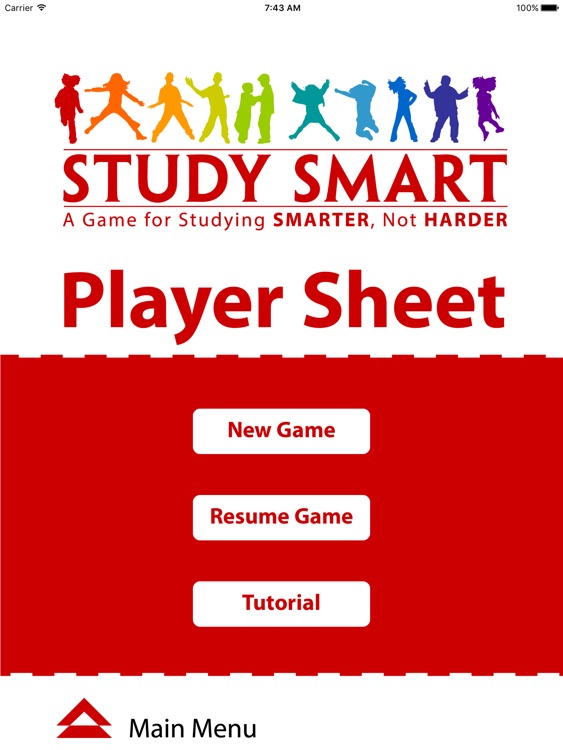Study Smart Player Sheet