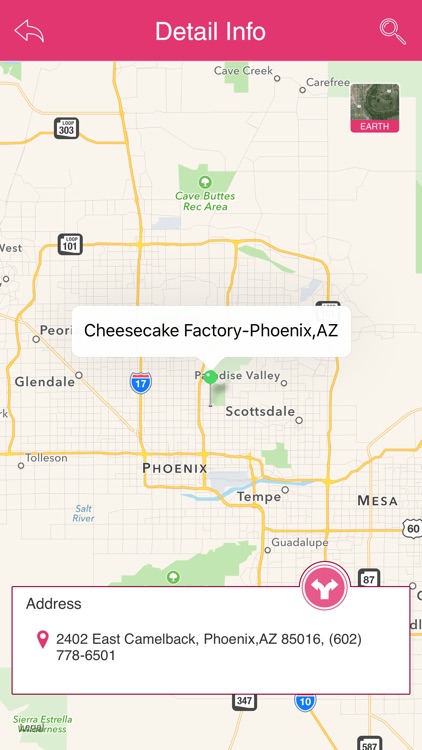 Great App for Cheesecake Factory