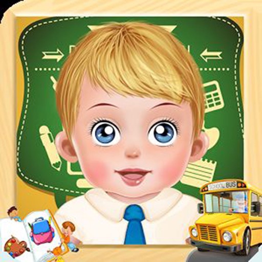 Little Baby First Day School -Memory & Coloring Learning games for kids, toddlers and girls icon