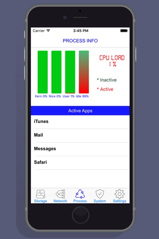 iChecker Device Manager Free - Check Memory Usage Status, Network Process & Manage System Activity screenshot 2