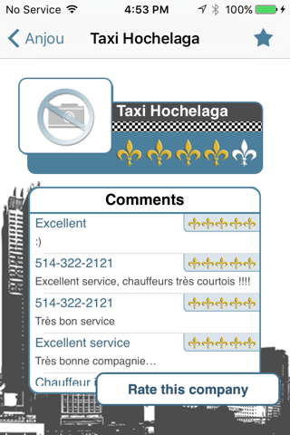 Taxi Québec screenshot 3