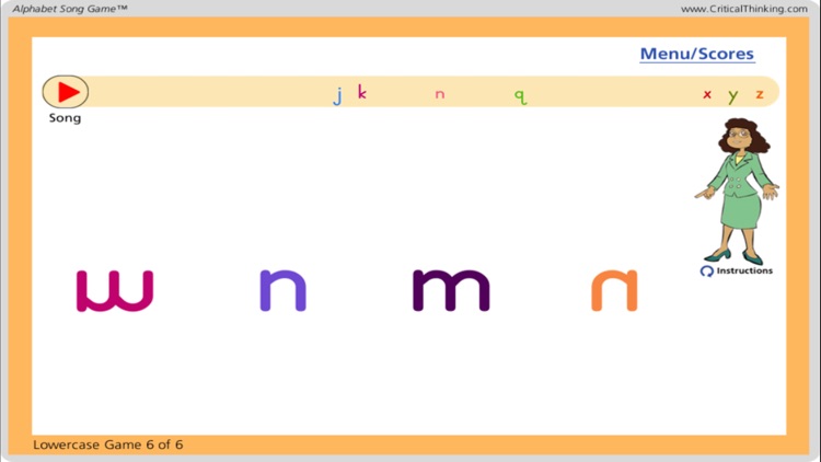 Alphabet Song Game™ (Free) - Letter Names and Shapes screenshot-3