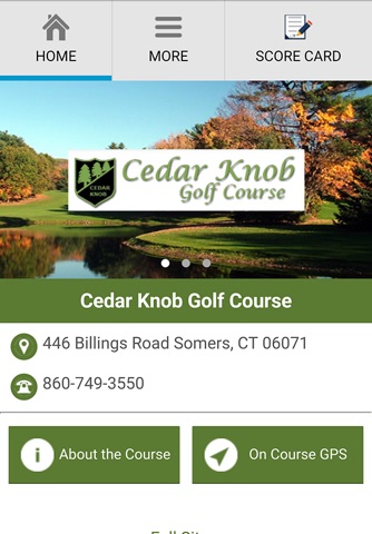 Cedar Knob Golf Course screenshot 2