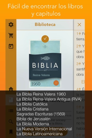 la Biblia, Spanish bible screenshot 3