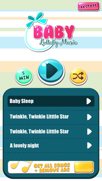 Baby Lullaby Music – Nursery Rhymes For Kids of All Ages with White Noise Sounds in Sweet Collection screenshot-4