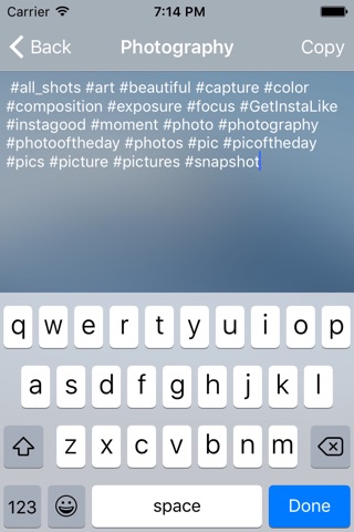 Hashtag - tags for Instagram screenshot 2