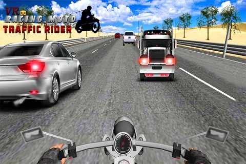 VR Racing Moto Traffic Rider screenshot 4