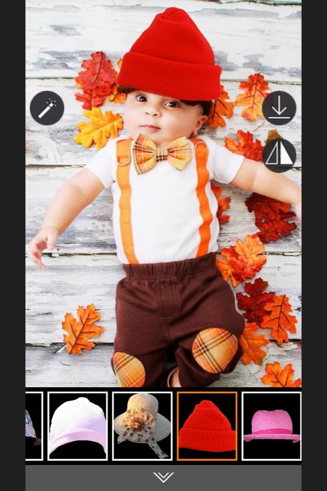 Baby Hat Photo Booth - Photo editor screenshot 2