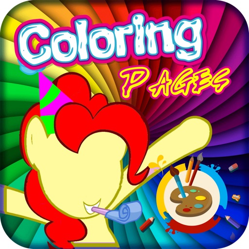 Coloring Pages Kids for Little Pony Version iOS App