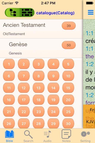La Sainte Bible Français-Anglais Audio Scriptures - náhled