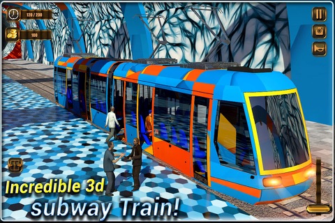 Train Driver Simulator: A game of Subway Train Station with Modern Rails Driving & Railroad Locomotive screenshot 3