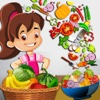 Fresh Salad Bar : Healthy Green Food making game for education & learning