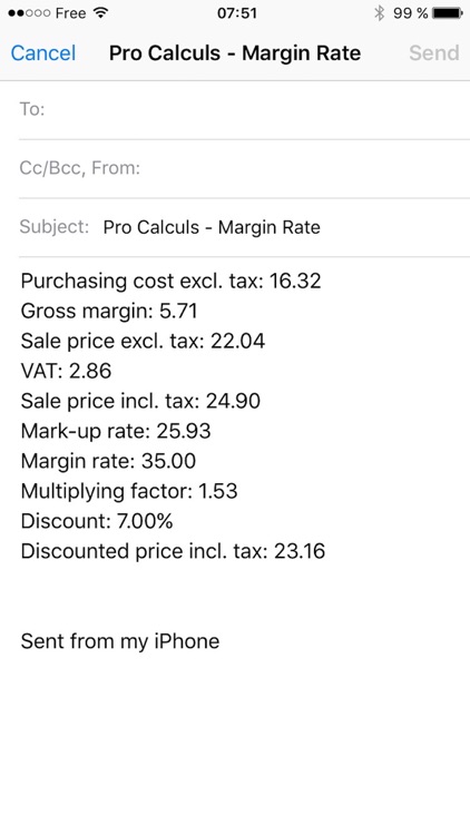 Pro Calcul - Margin Rate screenshot-3