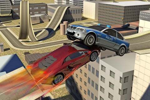 Crazy Roof Jumping Stunt n Furious Limo Car Racing screenshot 3