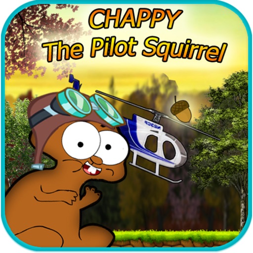 Chappy, the helicopter pilot squirrel Icon