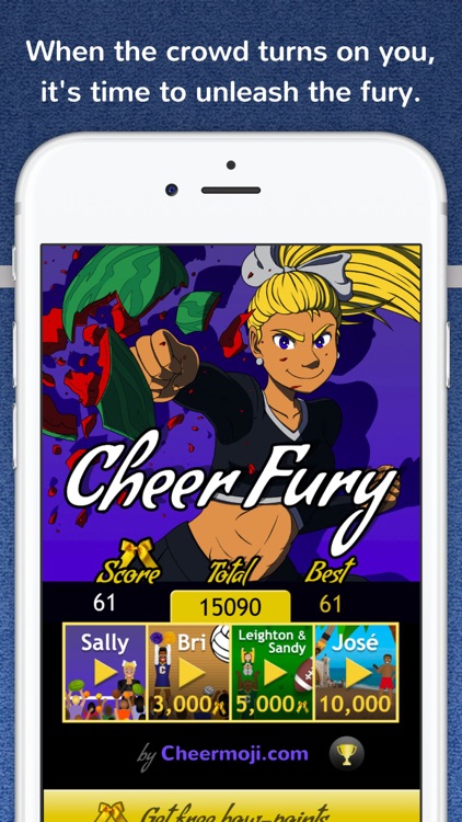 Cheer Fury Cheerleading Game by Cheermoji screenshot-0