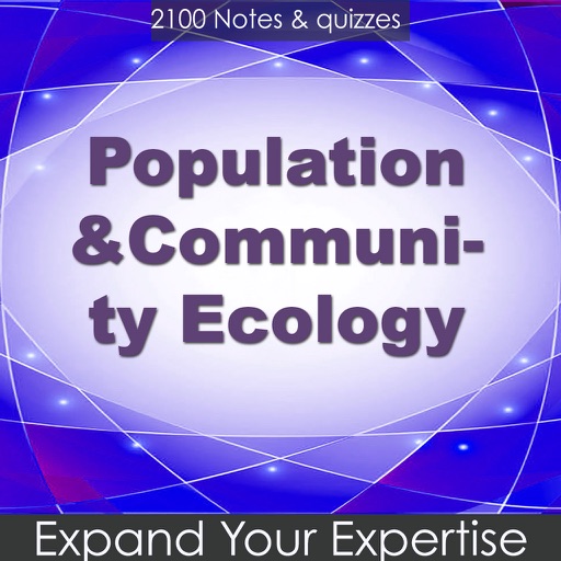 Combo with Population and community Ecology 2100 Flashcards