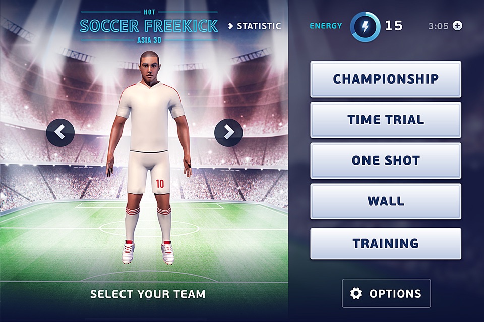 Hot Soccer FreeKick Asia 3D screenshot 4
