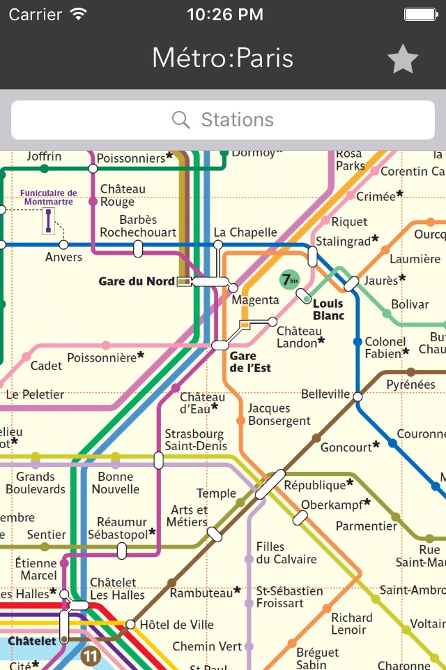 Métro:Paris - Plan & horaire disponible hors ligne screenshot 2