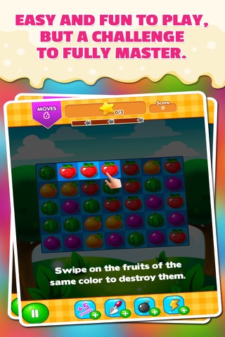 Fruit Fresh Super Jungle Splash - Match 3 game for family Fun Edition FREE! screenshot 3
