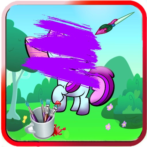 Coloring Page For Kids Cartoons my little pony Version iOS App