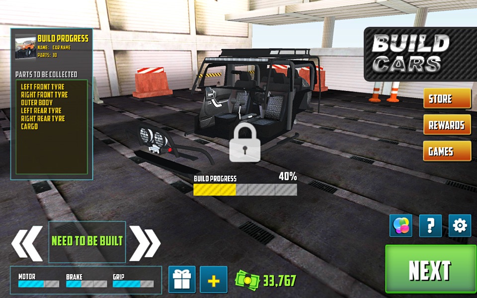 Offroad 4x4 Driving Simulator 3D, Multi level offroad car building and climbing mountains experience screenshot 2