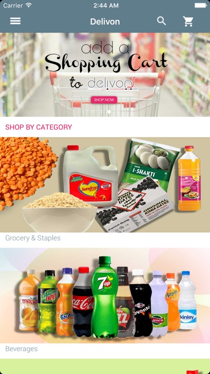 delivOn - Online Grocery