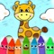 Preschool Education Paint Animals - Free Color Book, Coloring Pages For Kids!