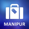 Manipur, India Detailed Offline Map