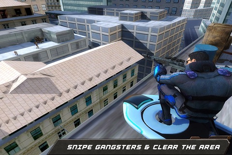 Hoverboard Sniper Shooter 3D - Futuristic Flying Board with Sniper Shooting Experience screenshot 3